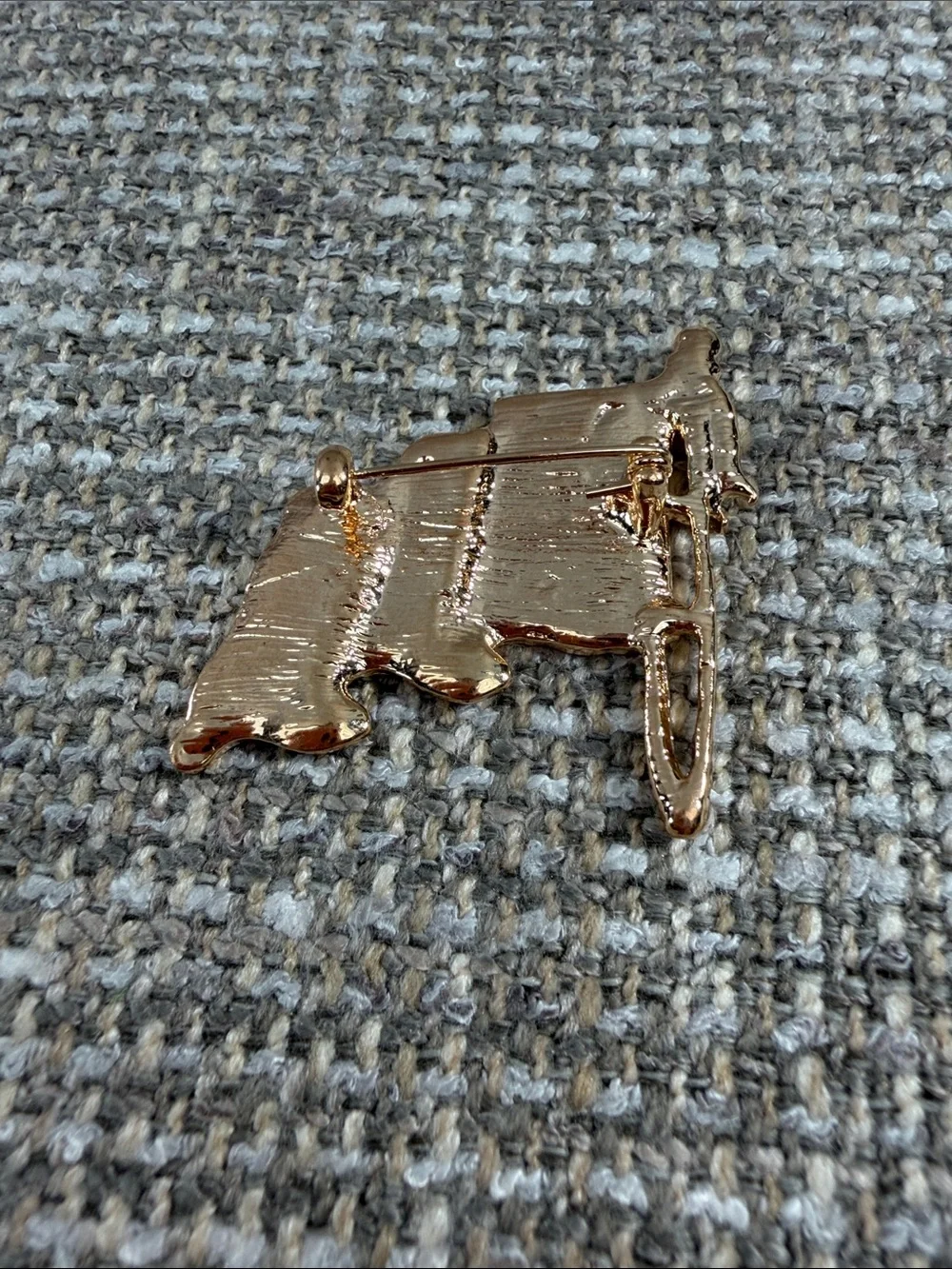 Crystal American Flag Brooch - Red, White & Blue